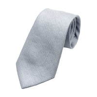 James Adelin Mens Luxury Silk/Linen Blend Neck Tie in Textured Slub Weave Design