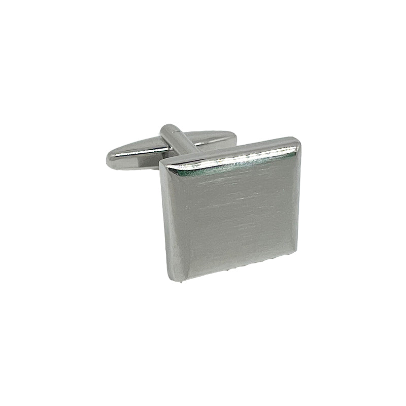 James Adelin Silver Shaded Square Cuff Links