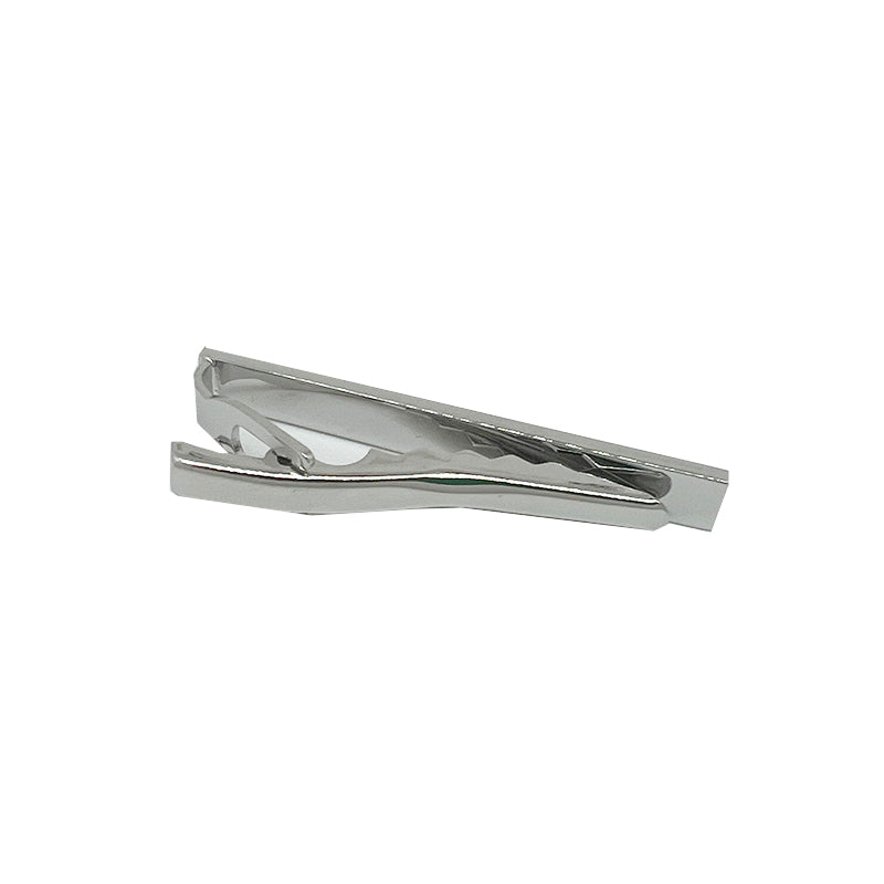 James Adelin Silver Concave Tie Bar