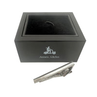 James Adelin Silver Concave Tie Bar