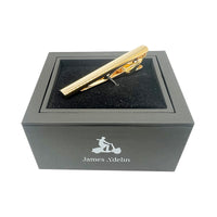 James Adelin Gold Concave Tie Bar