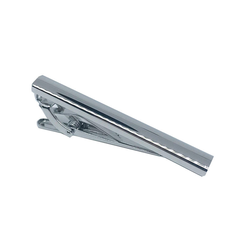 James Adelin Silver Concave Tie Bar