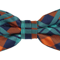 JACHECKB James Adelin Luxury Check Pre Tied Bow Tie