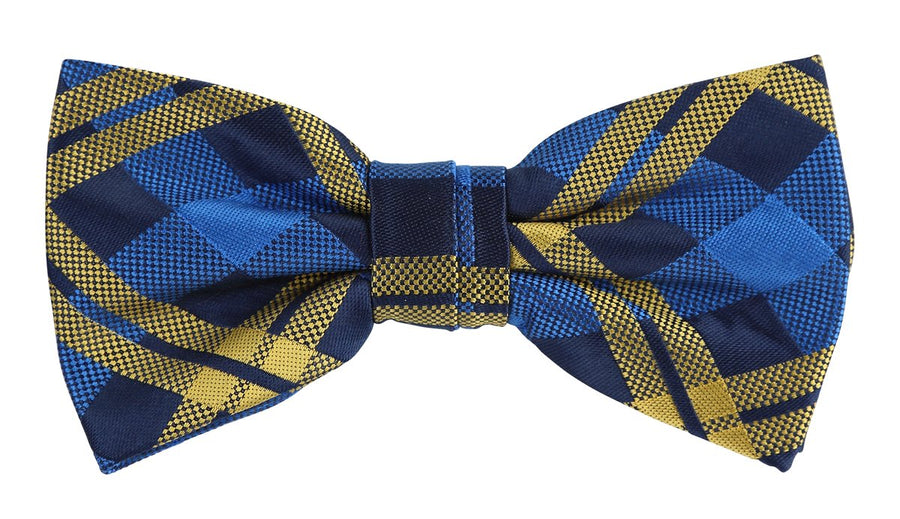 JACHECKB James Adelin Luxury Check Pre Tied Bow Tie