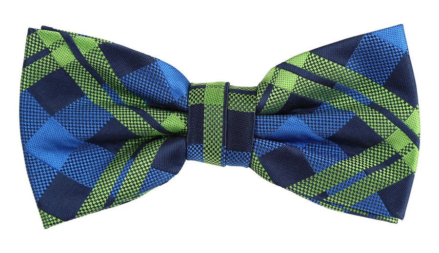 JACHECKB James Adelin Luxury Check Pre Tied Bow Tie