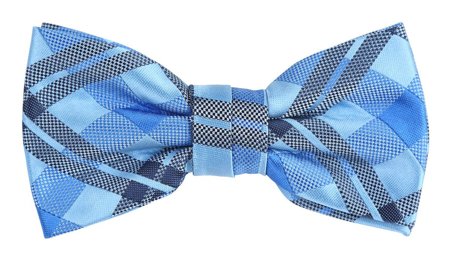 JACHECKB James Adelin Luxury Check Pre Tied Bow Tie