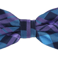 JACHECKB James Adelin Luxury Check Pre Tied Bow Tie