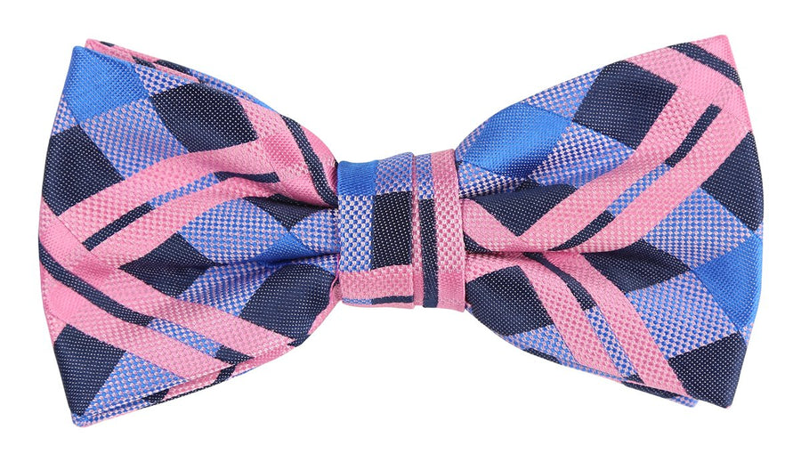 JACHECKB James Adelin Luxury Check Pre Tied Bow Tie