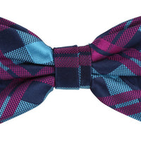 JACHECKB James Adelin Luxury Check Pre Tied Bow Tie