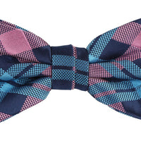 JACHECKB James Adelin Luxury Check Pre Tied Bow Tie