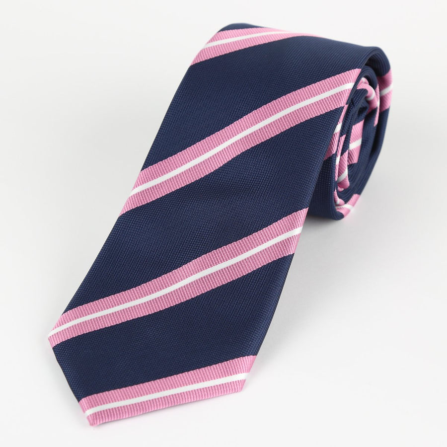 JALSTRIPET James Adelin Luxury Neck Tie Regimental Stripe