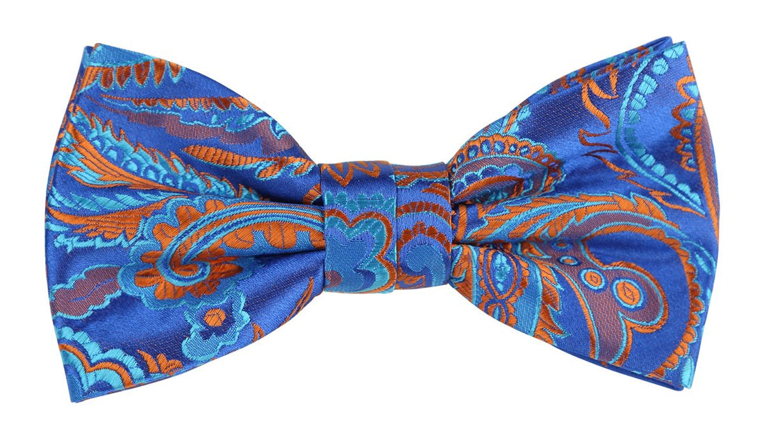 JAPAISLEYB James Adelin Luxury Paisley Pre Tied Bow Tie