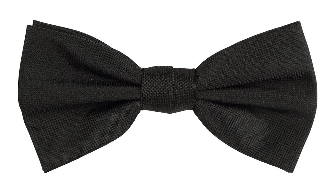 JAPLAINB James Adelin Luxury Textured Weave Pre Tied Bow Tie