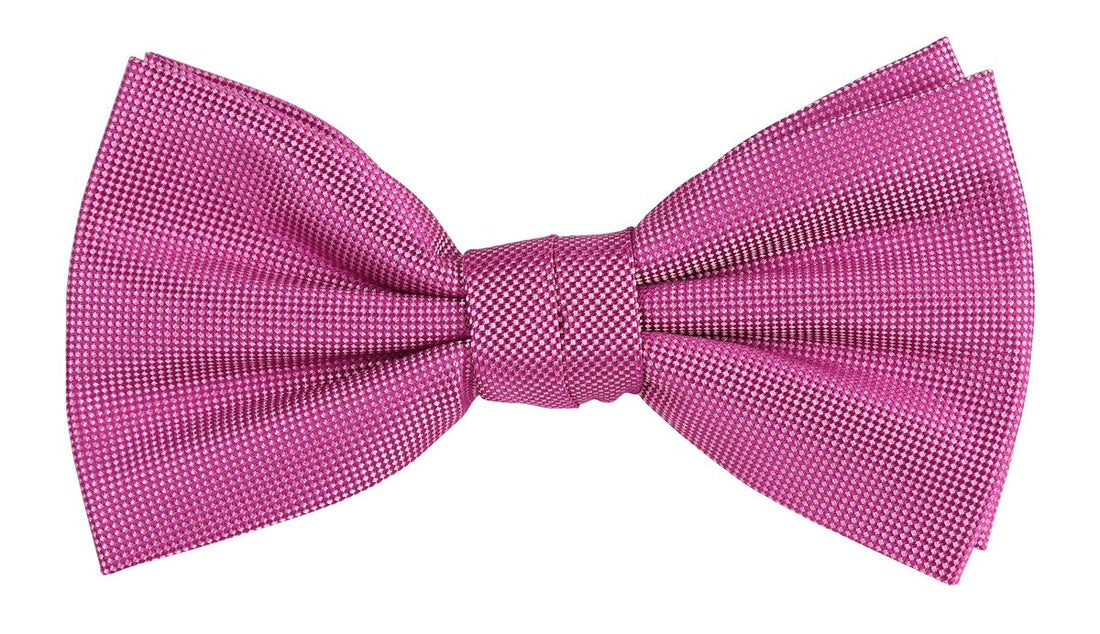 JAPLAINB James Adelin Luxury Textured Weave Pre Tied Bow Tie