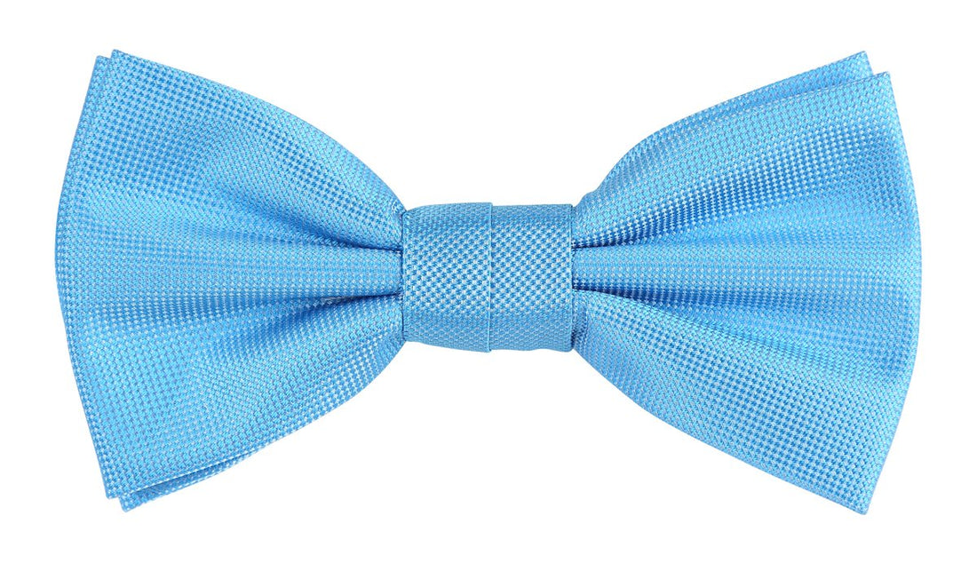 JAPLAINB James Adelin Luxury Textured Weave Pre Tied Bow Tie