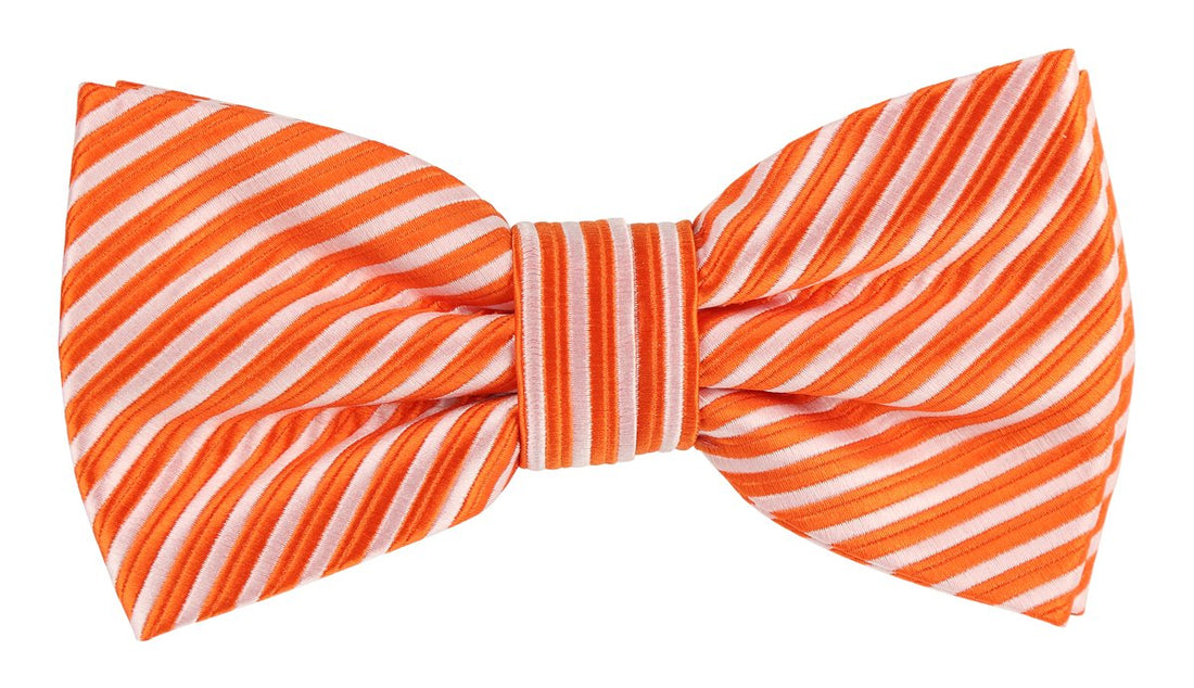 JASSTRIPEB James Adelin Luxury Pre Tied Bow Tie Diagonal Mini Stripe