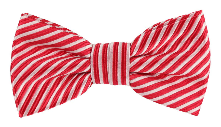 JASSTRIPEB James Adelin Luxury Pre Tied Bow Tie Diagonal Mini Stripe