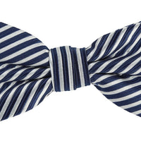 JASSTRIPEB James Adelin Luxury Pre Tied Bow Tie Diagonal Mini Stripe