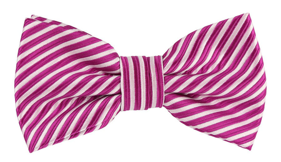 JASSTRIPEB James Adelin Luxury Pre Tied Bow Tie Diagonal Mini Stripe