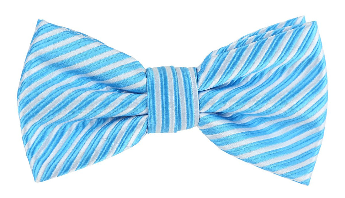 JASSTRIPEB James Adelin Luxury Pre Tied Bow Tie Diagonal Mini Stripe