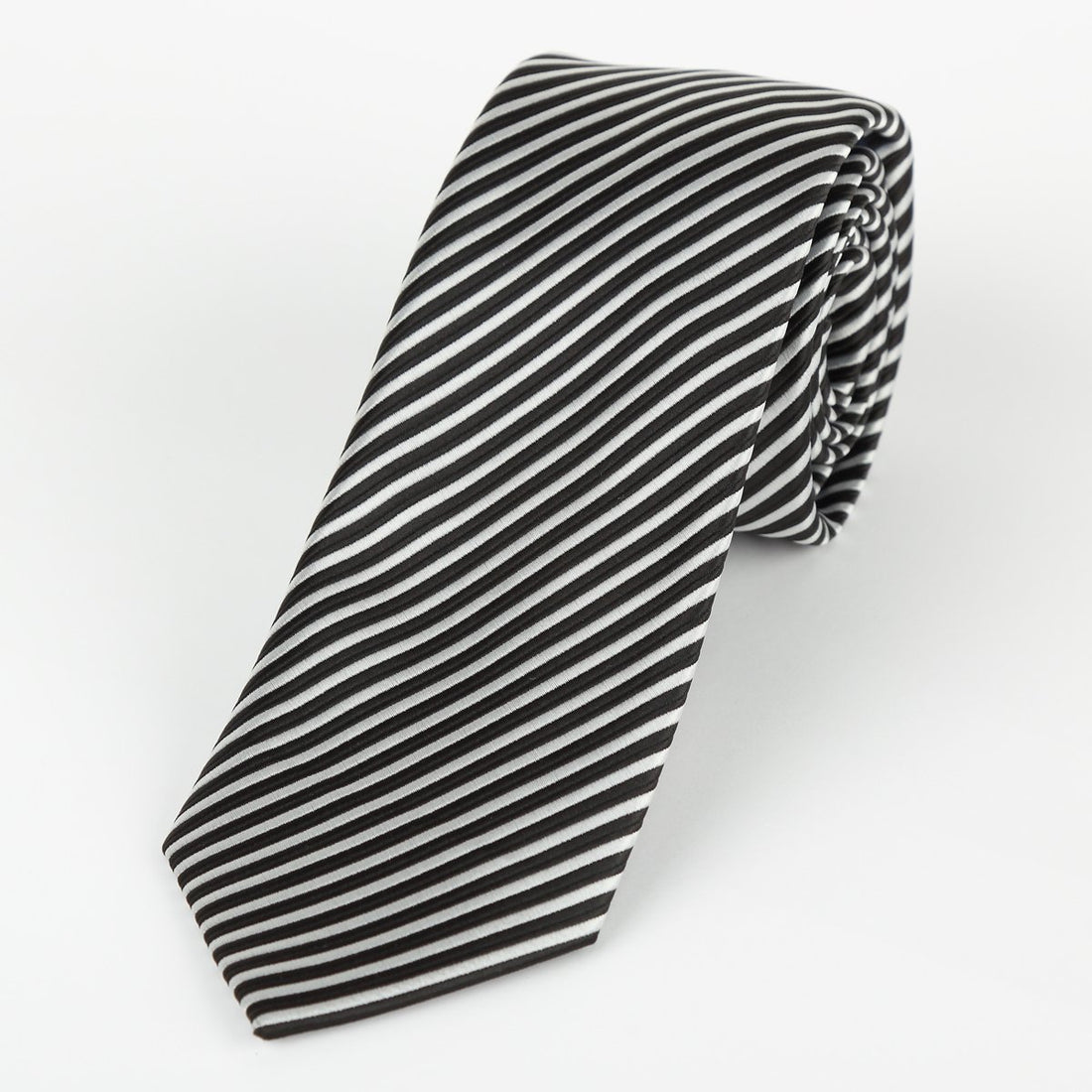 JASSTRIPET James Adelin Luxury Neck Tie Diagonal Mini Stripe