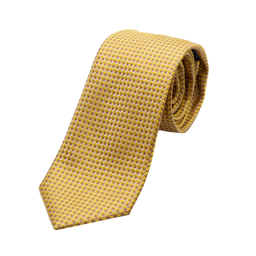 JAGINGHAMT James Adelin Luxury Gingham Textured Weave Neck Tie