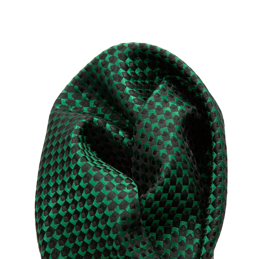 JAGINGHAMH James Adelin Luxury Gingham Textured Weave Pocket Square