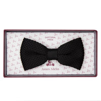 JAKNITTEDB James Adelin Luxury Knitted Pre Tied Bow Tie