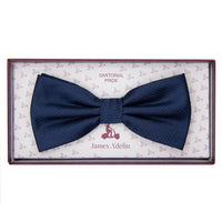 JAPINDOTB James Adelin Luxury Pin Dot Textured Weave Pre Tied Bow Tie