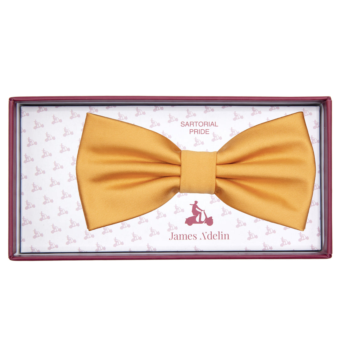 JASATINB James Adelin Luxury Satin Weave Pre Tied Bow Tie