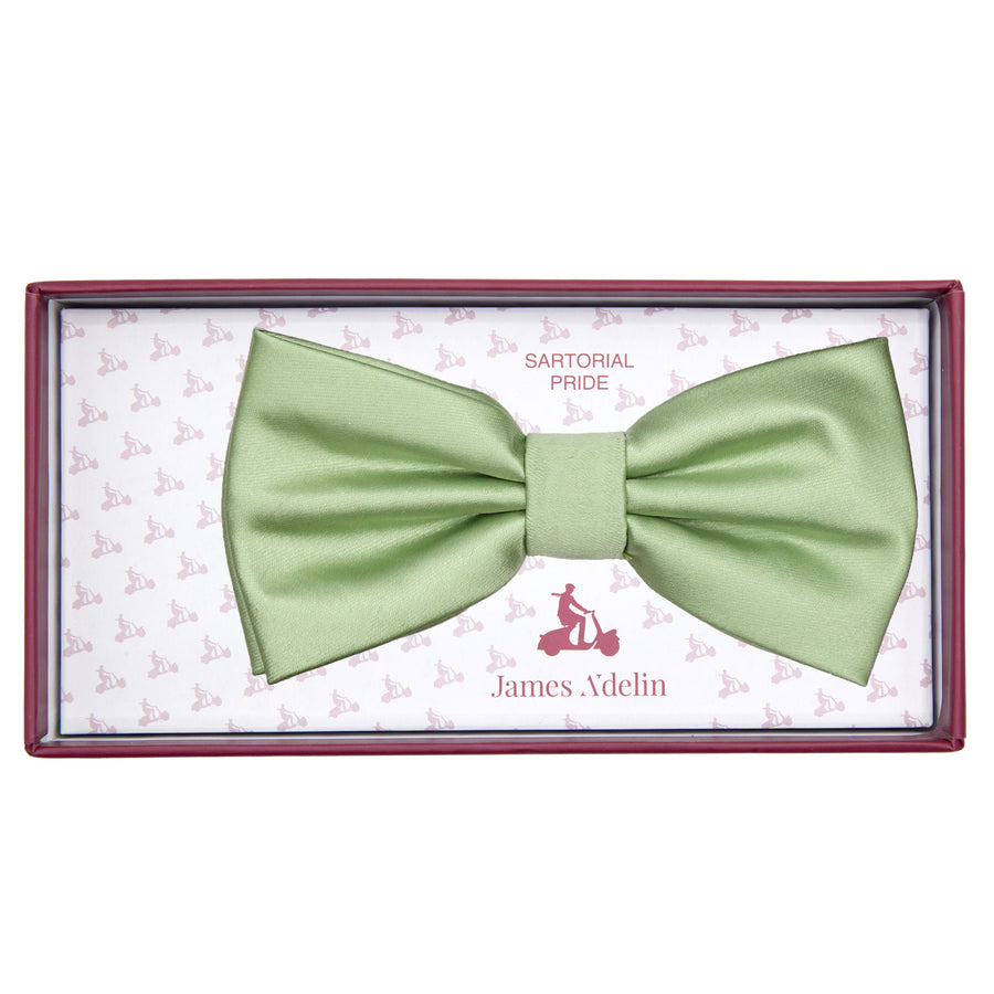 JASATINB James Adelin Luxury Satin Weave Pre Tied Bow Tie