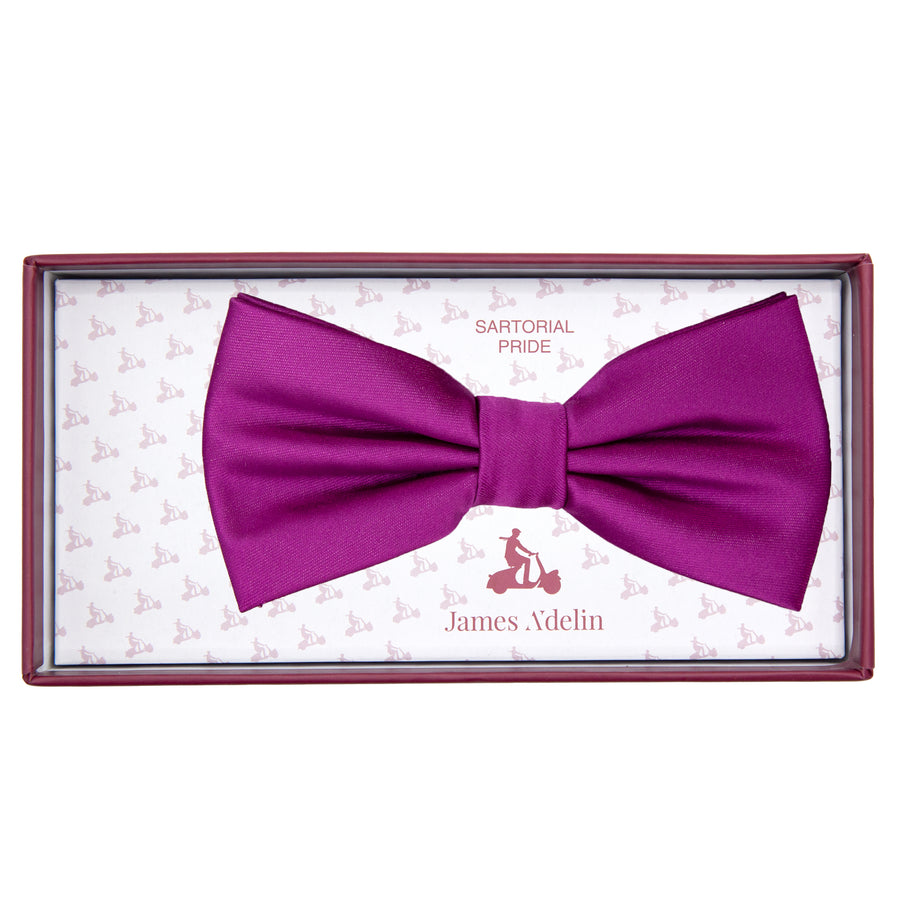 JASATINB James Adelin Luxury Satin Weave Pre Tied Bow Tie