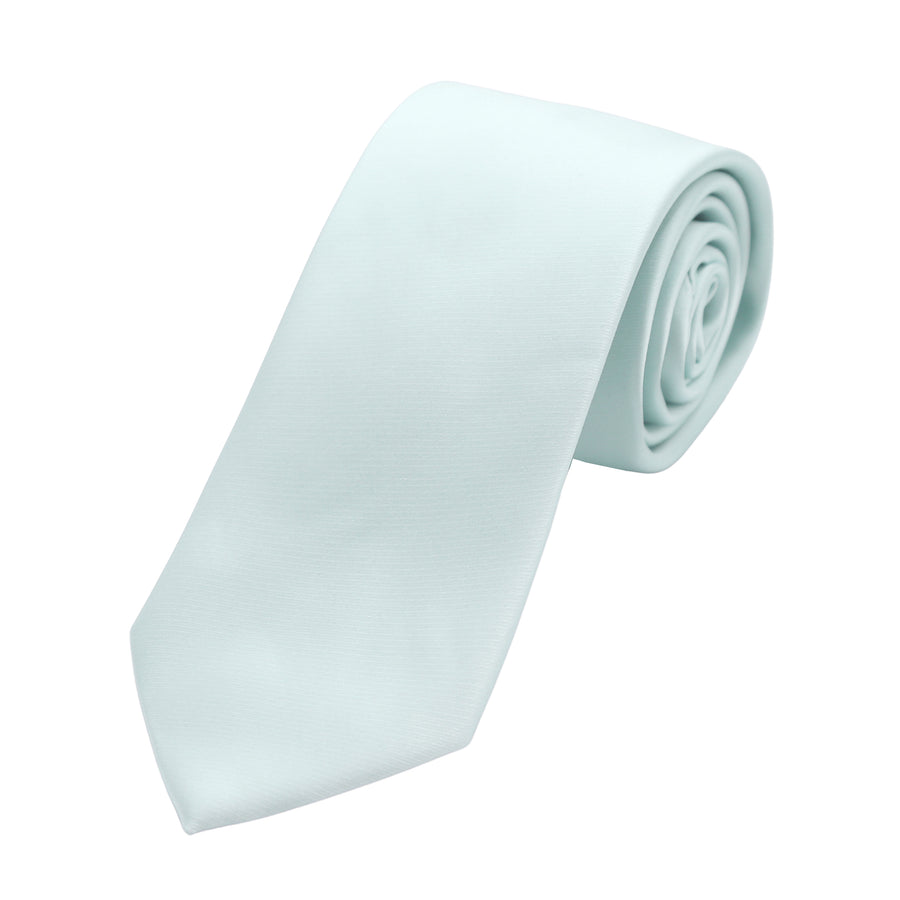 James Adelin Luxury Satin Weave Neck Tie in Ice Blue