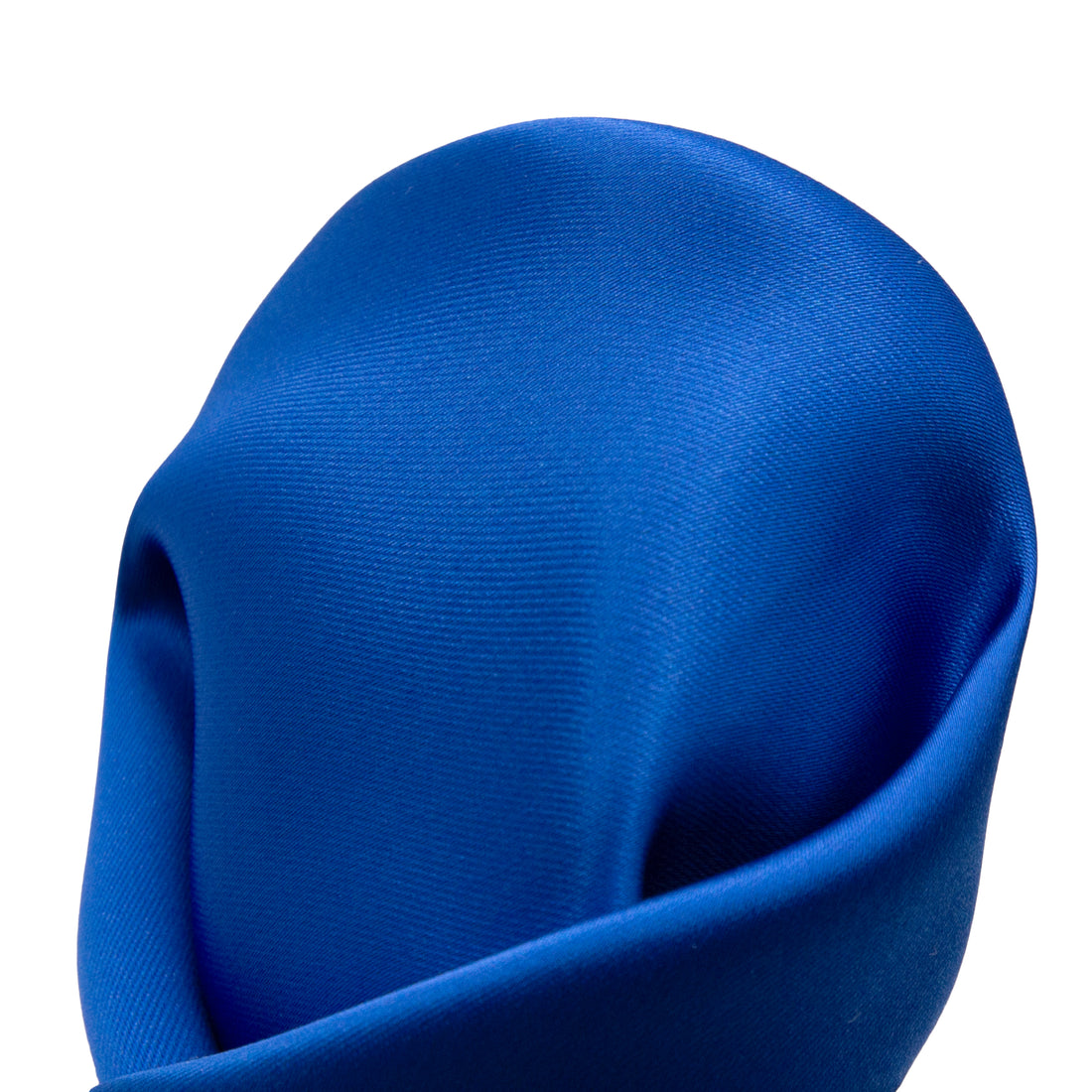 James Adelin Luxury Satin Weave Pocket Square in Royal