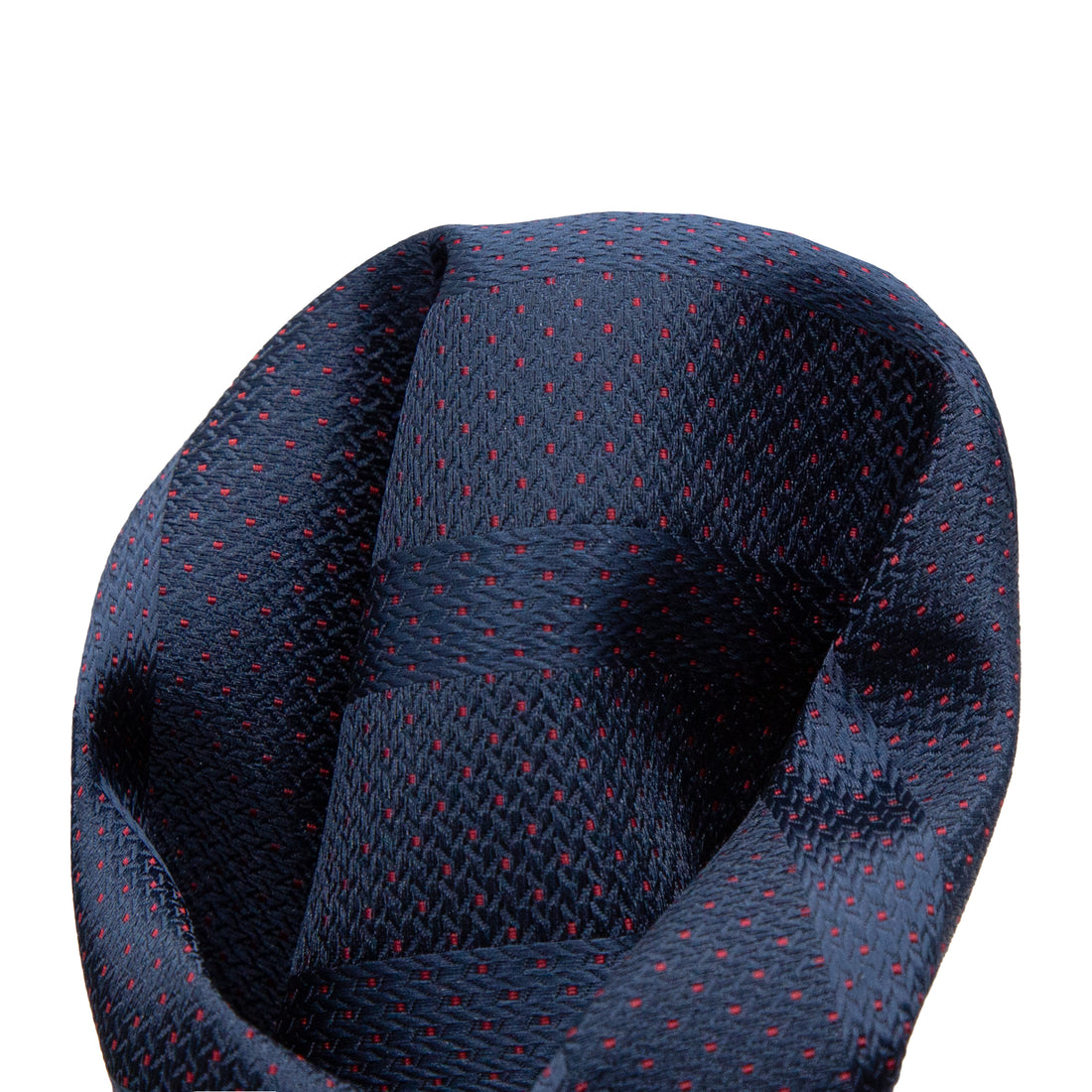 JASPOTTEDSTRIPEH James Adelin Luxury Spotted Stripe Pin Point Textured Weave Pocket Square