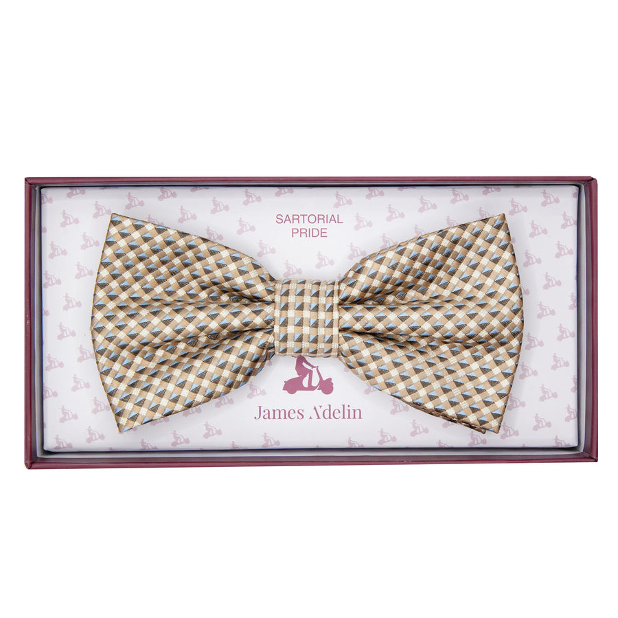 JATEXTUREDB James Adelin Luxury Textured Weave Pre Tied Bow Tie