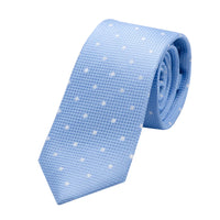 M19546T James Adelin Mens Silk Polka Dot Square Weave Neck Tie