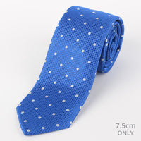 M19546T James Adelin Mens Silk Polka Dot Square Weave Neck Tie