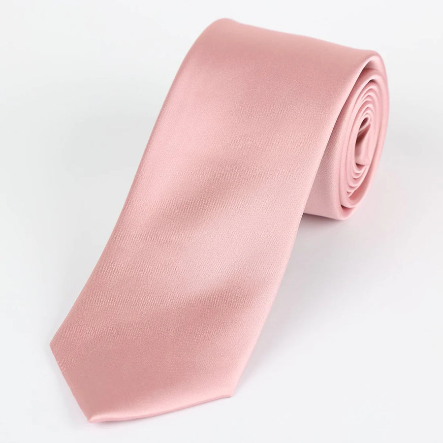 M19548T James Adelin Mens Satin Silk Neck Tie