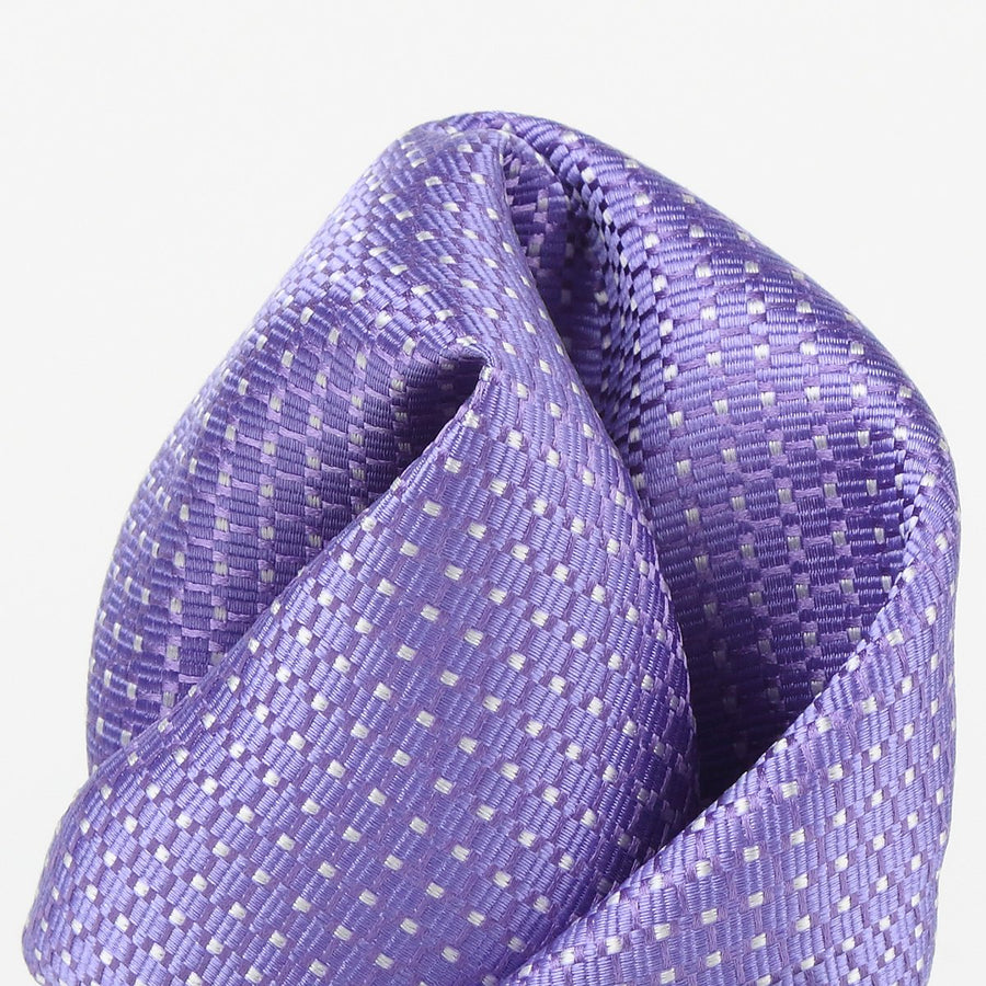 M19550H James Adelin Mens Silk Spotted Textured Weave Pocket Square