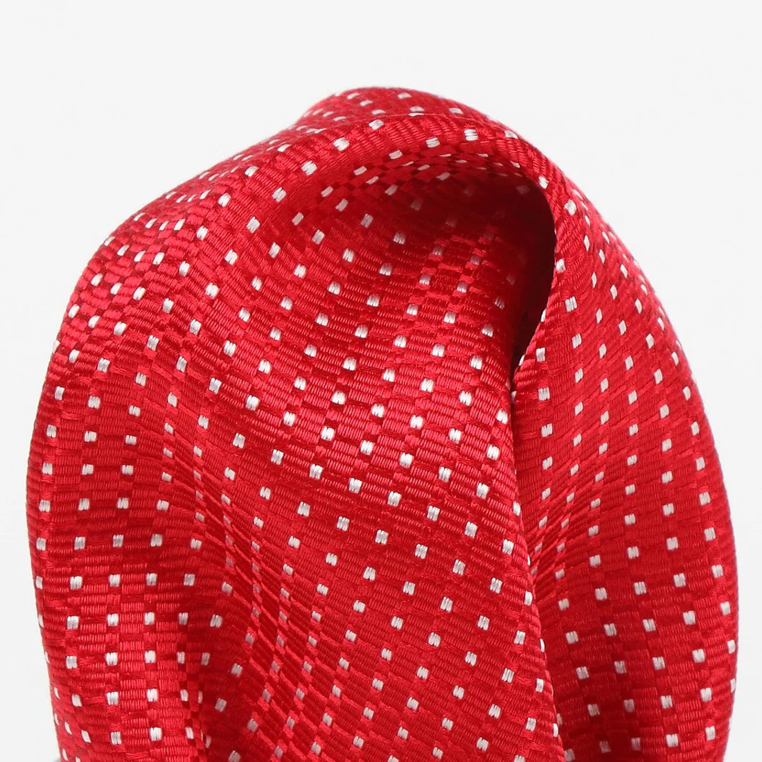 M19550H James Adelin Mens Silk Spotted Textured Weave Pocket Square