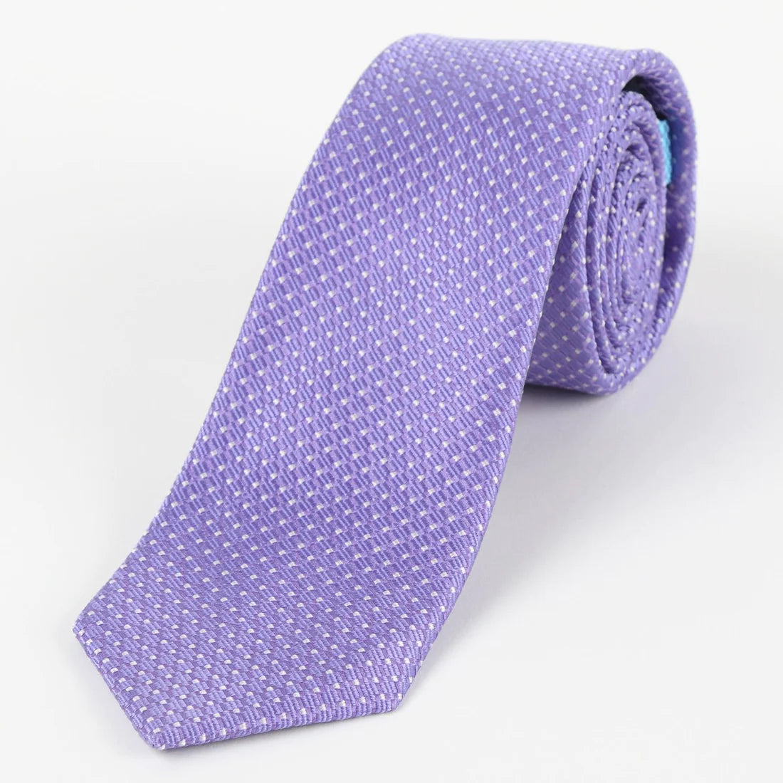 M19550T James Adelin Mens Silk Spotted Textured Weave Neck Tie