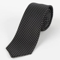 M19550T James Adelin Mens Silk Spotted Textured Weave Neck Tie