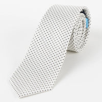 M19550T James Adelin Mens Silk Spotted Textured Weave Neck Tie