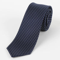 M19550T James Adelin Mens Silk Spotted Textured Weave Neck Tie