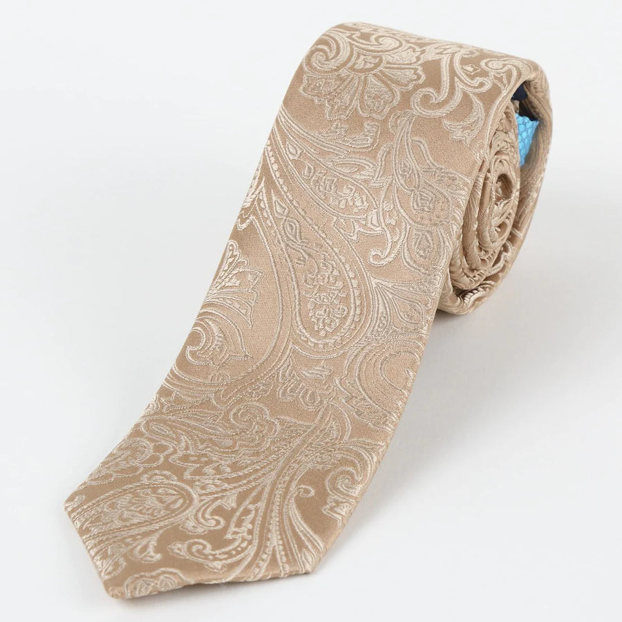 M19555T James Adelin Mens Paisley Silk Neck Tie