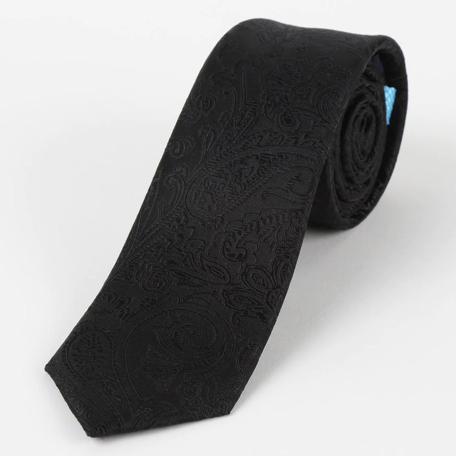 M19555T James Adelin Mens Paisley Silk Neck Tie