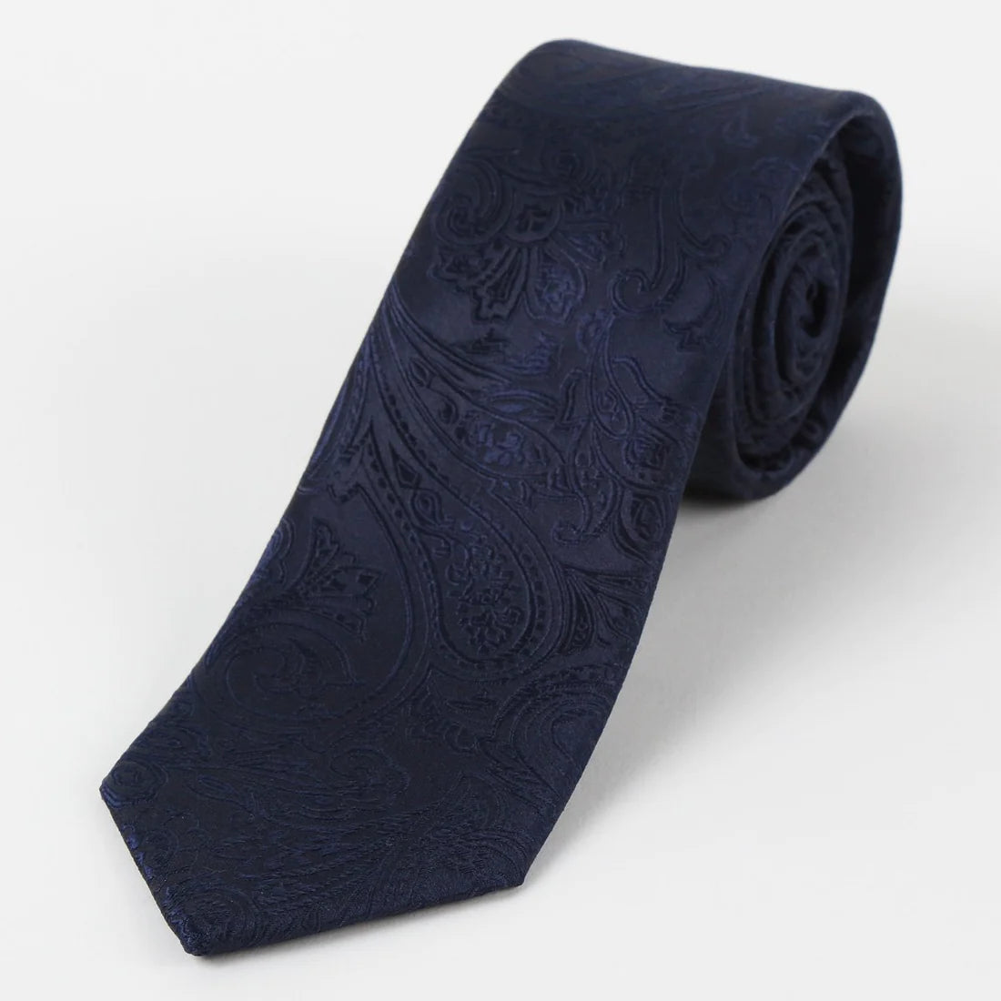 M19555T James Adelin Mens Paisley Silk Neck Tie