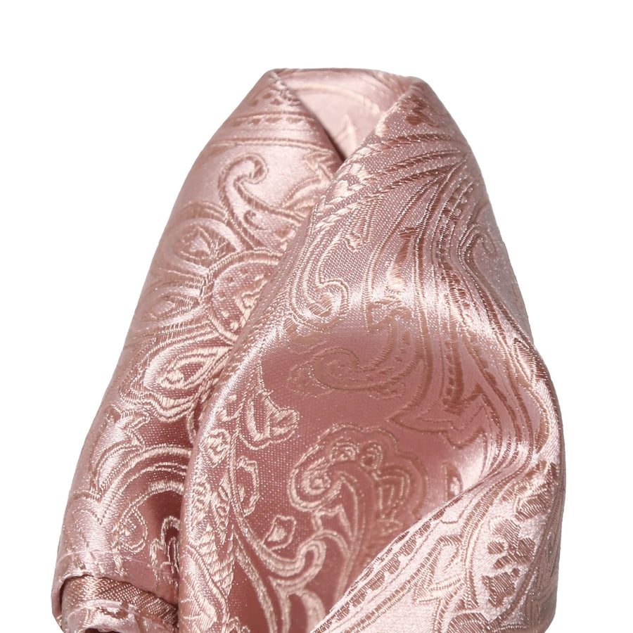 M19555H James Adelin Mens Paisley Silk Pocket Square