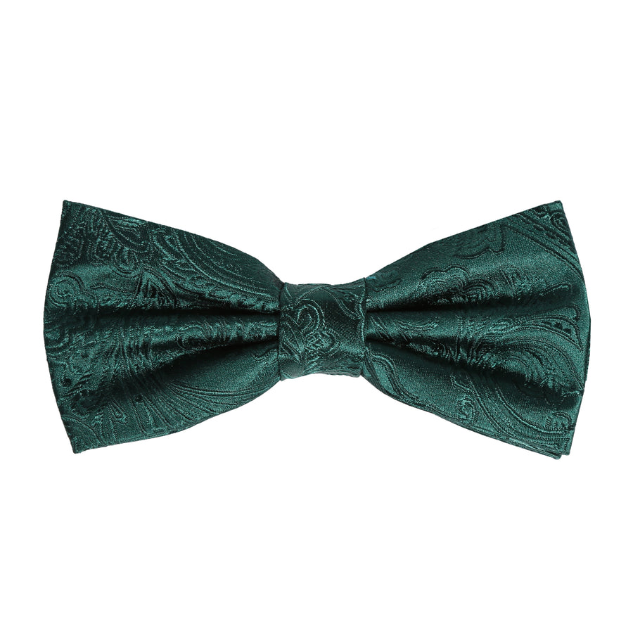 M19555B James Adelin Mens Paisley Silk Pre Tied Bow Tie